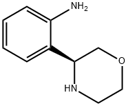 Benzenamine, 2-(3S)-3-morpholinyl- Struktur