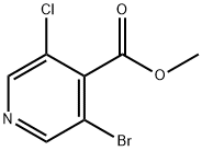 3-Bromo-5-chloro-isonicotinic acid methyl ester Struktur