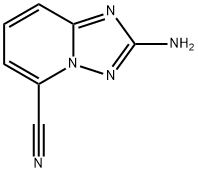 [1,2,4]Triazolo[1,5-a]pyridine-5-carbonitrile, 2-amino- Struktur