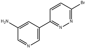 3-Bromo-6-(5-aminopyridyl-3-yl)pyridazine Structure