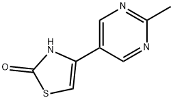 2-Hydroxy-4-(2-methylpyrimidyl-5-yl)thiazole Struktur