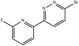 3-Bromo-6-(6-fluoropyridyl-2-yl)pyridazine Struktur