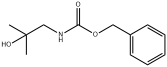 benzyl N-(2-hydroxy-2-methylpropyl)carbamate Struktur