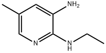 2,3-Pyridinediamine, N2-ethyl-5-methyl- Struktur