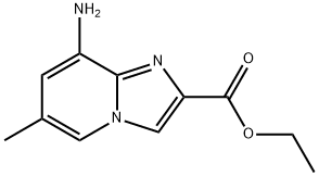 ethyl 8-amino-6-methylimidazo[1,2-a]pyridine-2-carboxylate Struktur