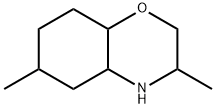 2H-1,4-Benzoxazine, octahydro-3,6-dimethyl- Struktur