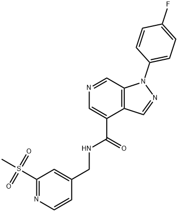 CCR1 inhibitor 19e Struktur