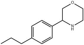 Morpholine, 3-(4-propylphenyl)- Struktur