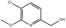 2-Pyridinemethanol, 5-chloro-6-methoxy- Struktur