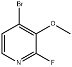 Pyridine, 4-bromo-2-fluoro-3-methoxy- Struktur