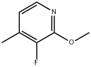 Pyridine, 3-fluoro-2-methoxy-4-methyl- Struktur