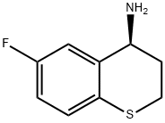 2H-1-Benzothiopyran-4-amine, 6-fluoro-3,4-dihydro-, (4S)- Struktur