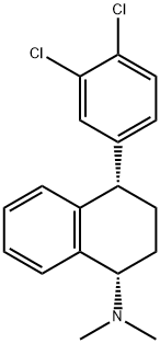 Sertraline Dimethyl Impurity HCl Struktur