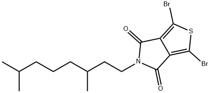 1,3-dibromo-5 - (2-hexyldecyl) - 4h-thieno [3,4-c] pyrrole-4,6 (5H) - Dione Struktur