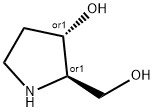 2-Pyrrolidinemethanol, 3-hydroxy-, hydrochloride (1:1), (2R,3S)-rel- Struktur