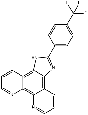 2-(4-trifluoroMethylphenyl)iMidazole[4,5f][1,10]phenanthroline Struktur