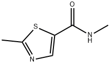 N,2-Dimethyl-1,3-thiazole-5-carboxamide Struktur