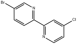 2,2'-Bipyridine, 5'-bromo-4-chloro- Struktur