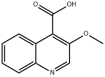 3-Methoxyquinoline-4-carboxylic Acid Struktur