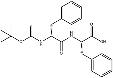 (Tert-Butoxy)Carbonyl D-Phe-Phe-OH Struktur