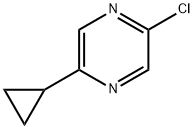 Pyrazine, 2-chloro-5-cyclopropyl- Struktur