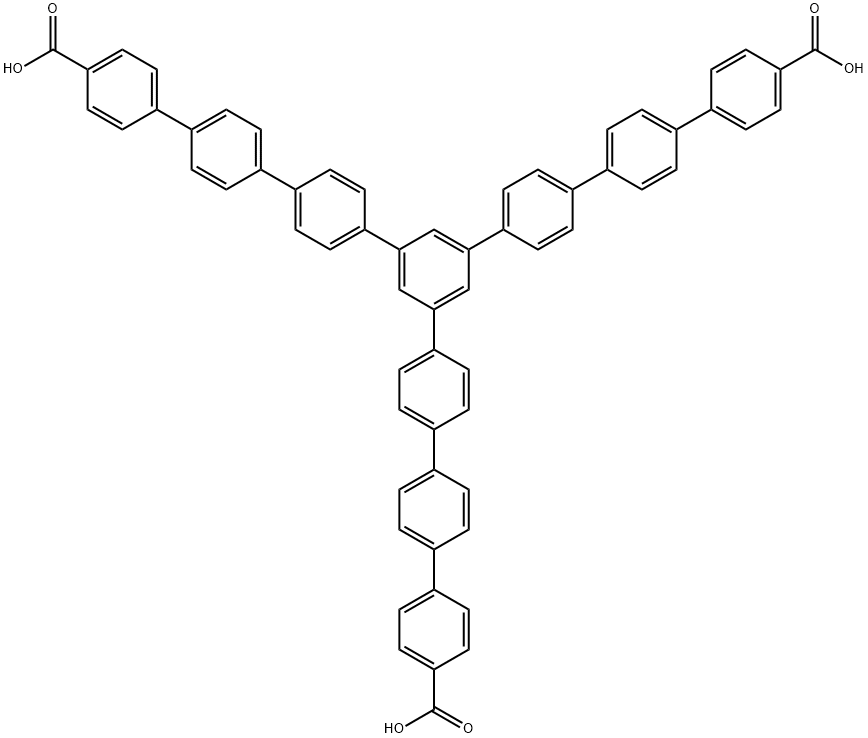 1,3,5-tris (terephthalate) -benzene Struktur