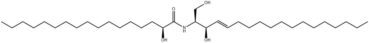 17:0(2S-OH) Ceramide Struktur