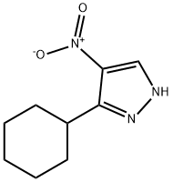 3-cyclohexyl-4-nitro-1H-pyrazole Struktur