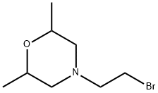 Morpholine,4-(2-bromoethyl)-2,6-dimethyl- Struktur