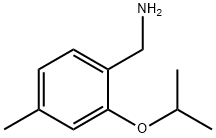 [4-methyl-2-(propan-2-yloxy)phenyl]methanamine Struktur