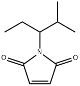 1H-Pyrrole-2,5-dione, 1-(1-ethyl-2-methylpropyl)- Struktur