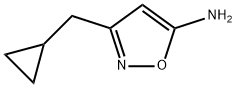 3-(cyclopropylmethyl)-1,2-oxazol-5-amine Struktur