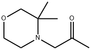 2-Propanone, 1-(3,3-dimethyl-4-morpholinyl)- Struktur