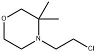 Morpholine, 4-(2-chloroethyl)-3,3-dimethyl- Struktur