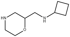 2-Morpholinemethanamine,N-cyclobutyl- Struktur