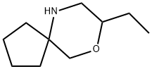 9-Oxa-6-azaspiro[4.5]decane,8-ethyl- Struktur