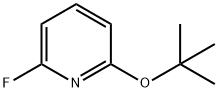 Pyridine, 2-(1,1-dimethylethoxy)-6-fluoro- Struktur