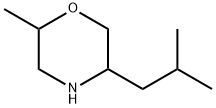 Morpholine, 2-methyl-5-(2-methylpropyl)- Struktur