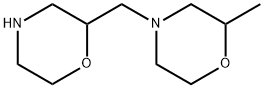 Morpholine,2-methyl-4-(2-morpholinylmethyl)- Struktur