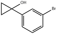 1-(3-bromophenyl)cyclopropan-1-ol Struktur