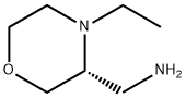 3-Morpholinemethanamine, 4-ethyl-, (3R)- Struktur