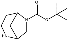 Tert-Butyl 2,6-Diazabicyclo[3.2.1]Octane-6-Carboxylate(WX120252) Struktur