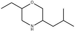 Morpholine,2-ethyl-5-(2-methylpropyl)- Struktur