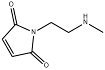 1H-Pyrrole-2,5-dione, 1-[2-(methylamino)ethyl]- Struktur