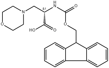 Fmoc-3-(1-Morpholinyl)-L-Ala-OH Struktur