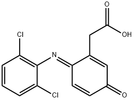 Diclofenac 2,5-Quinone Imine Struktur