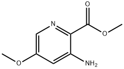 methyl 3-amino-5-methoxy-pyridine-2-carboxylate Struktur