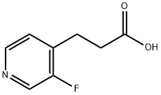 3-(3-Fluoropyridin-4-yl)propanoic acid Struktur