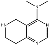 Pyrido[4,3-d]pyrimidin-4-amine, 5,6,7,8-tetrahydro-N,N-dimethyl- Struktur