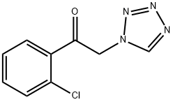 1-(2-chlorophenyl)-2-(1,2,3,4-tetrazol-1-yl)ethan-1-one Struktur